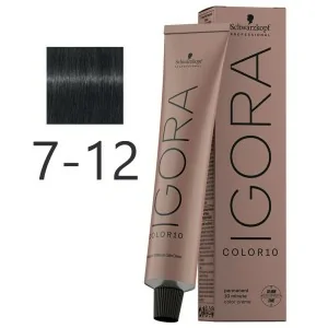 Schwarzkopf - Tinte Igora Color10 7-12 Rubio Medio Ceniza Humo 60 ml Schwarzkopf - Tinte Igora Color10 7-12 Rubio Medio Ceniza Humo 60 ml