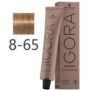 Schwarzkopf - Tinte Igora Color10 8-65 Rubio Claro Marrón Dorado 60 ml Schwarzkopf - Tinte Igora Color10 8-65 Rubio Claro Marrón Dorado 60 ml