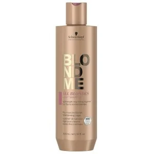Schwarzkopf - Champú Ligero para Cabello Rubio BlondMe All Blondes Light 300 ml Schwarzkopf - Champú Ligero para Cabello Rubio BlondMe All Blondes Light 300 ml
