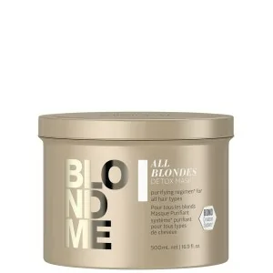 Schwarzkopf - Mascarilla Detox para Cabello Rubio BlondMe All Blondes Detox 500 ml Schwarzkopf - Mascarilla Detox para Cabello Rubio BlondMe All Blondes Detox 500 ml