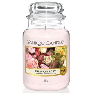 Yankee Candle - Fresh Cut Roses Aromatic Candle 623 g