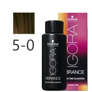 Schwarzkopf - Tonalizador Igora Vibrance 5-0 Castaño Claro Natural 60 ml Schwarzkopf - Tonalizador Igora Vibrance 5-0 Castaño Claro Natural 60 ml