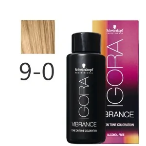 Schwarzkopf - Tonalizador Igora Vibrance 9-0 Rubio Muy Claro Natural 60 ml Schwarzkopf - Tonalizador Igora Vibrance 9-0 Rubio Muy Claro Natural 60 ml