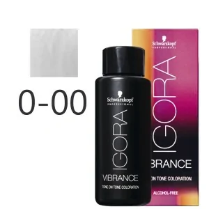 Schwarzkopf - Tonalizador Igora Vibrance 0-00 Nítido 60 ml Schwarzkopf - Tonalizador Igora Vibrance 0-00 Nítido 60 ml