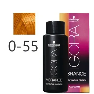 Schwarzkopf - Tonalizador Igora Vibrance 0-55 Concentrado Dorado 60 ml Schwarzkopf - Tonalizador Igora Vibrance 0-55 Concentrado Dorado 60 ml