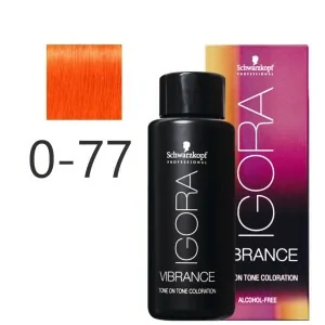 Schwarzkopf - Tonalizador Igora Vibrance 0-77 Concentrado Cobrizo 60 ml Schwarzkopf - Tonalizador Igora Vibrance 0-77 Concentrado Cobrizo 60 ml