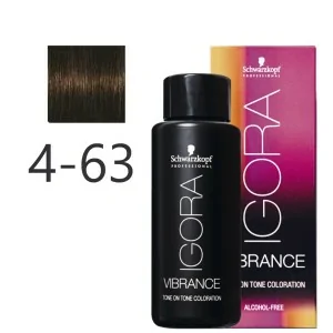 Schwarzkopf - Tonalizador Igora Vibrance 4-63 Castaño Medio Chocolate Mate 60 ml Schwarzkopf - Tonalizador Igora Vibrance 4-63 Castaño Medio Chocolate Mate 60 ml