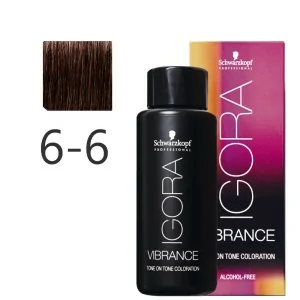 Schwarzkopf - Tonalizador Igora Vibrance 6-6 Rubio Oscuro Chocolate 60 ml Schwarzkopf - Tonalizador Igora Vibrance 6-6 Rubio Oscuro Chocolate 60 ml