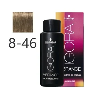 Schwarzkopf - Tonalizador Igora Vibrance 8-46 Rubio Claro Beige Chocolate 60 ml Schwarzkopf - Tonalizador Igora Vibrance 8-46 Rubio Claro Beige Chocolate 60 ml