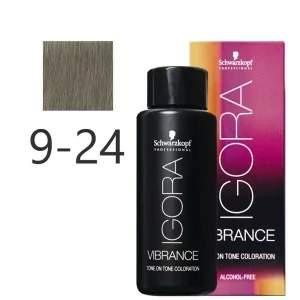 Schwarzkopf - Tonalizador Igora Vibrance 9-24 Rubio Muy Claro Humo Beige 60ml Schwarzkopf - Tonalizador Igora Vibrance 9-24 Rubio Muy Claro Humo Beige 60ml