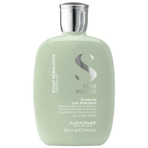 Alfaparf - Shampoo Anti-Caspa Semi di Lino Reequilíbrio do Couro Cabeludo Purificante Baixo Shampoo 250 ml