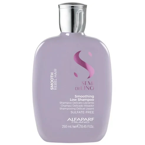 Alfaparf - Champú Alisador Semi di Lino Smooth Smoothing Low Shampoo 250 ml