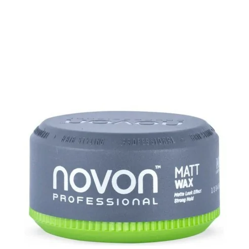 Novon - Cera Mate de Fijación Fuerte Matt Wax Nº7 Hair Wax Serie 150 ml - ZZNOV58378