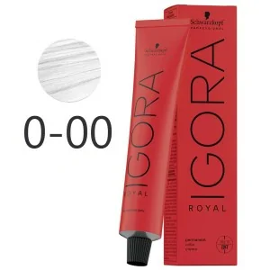 Schwarzkopf - Tinte Permanente Igora Royal 0-00 Tono Mezcla 60 ml Schwarzkopf - Tinte Permanente Igora Royal 0-00 Tono Mezcla 60 ml