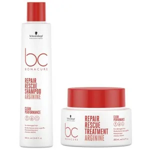 Schwarzkopf - Pack BC Bonacure Clean Repair Rescue Champú 250 ml + Tratamiento 200 ml Schwarzkopf - Pack BC Bonacure Clean Repair Rescue Champú 250 ml + Tratamiento 200 ml