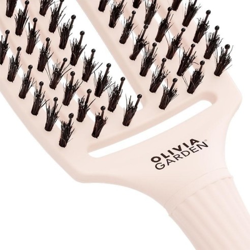 Olivia Garden - Cepillo Fingerbrush 97 Bloom Edelweiss Edition Combo - 1 Unidad