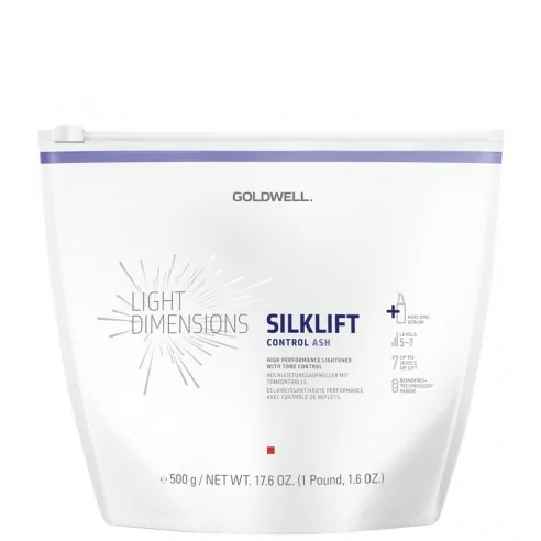 Goldwell - Decoloración Light Dimensions SilkLift Control Ash Level 5-7 500 g