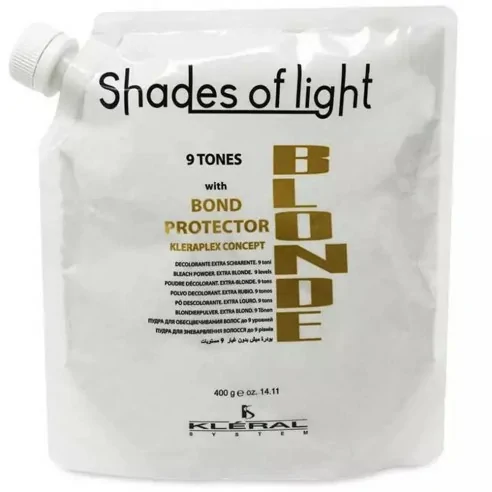 Kléral System - Decolorante en Polvo 9 Niveles Shades of Light Bond Protector Blonde 400 g