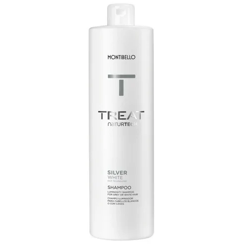 Montibello - Shampooing Blanc Cheveux Treat NaturTech Silver White 1000 ml