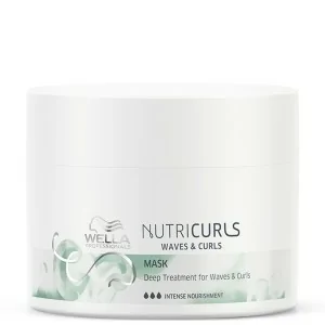 Wella - Mascarilla Nutritiva Intensiva para Cabellos Rizados Nutricurls Waves & Curls 150 ml Wella - Mascarilla Nutritiva Intensiva para Cabellos Rizados Nutricurls Waves & Curls 150 ml
