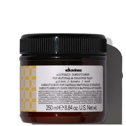 Davines - Acondicionador con Pigmentos Dorado Alchemic Golden 250 ml