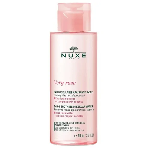 Nuxe - Eau Micellaire Apaisante 3 en 1 Très Rose 400 ml