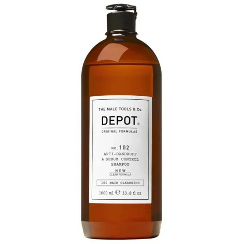 Depot - Sebulo regulierendes und schuppenhemmendes Shampoo Nº102 Anti-Schuppen & Talgkontrolle 1000 ml