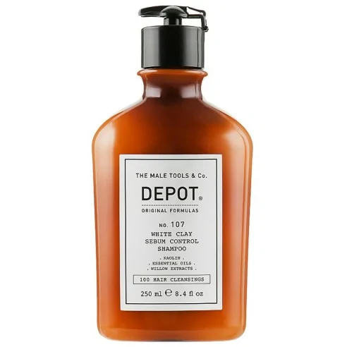 Depot - Kaolin Sebumregulierendes Shampoo Nr. 107 White Clay Sebum Control 250 ml
