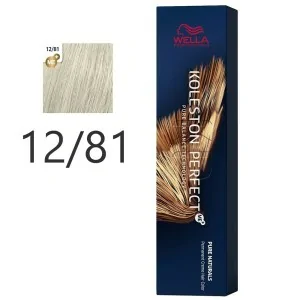 Wella - Crema Permanente Koleston PerfectMe+ 12/81 Rubio Ceniza Perla Especial 60 ml Wella - Crema Permanente Koleston PerfectMe+ 12/81 Rubio Ceniza Perla Especial 60 ml