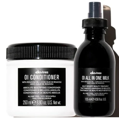 Davines - Pack OI Conditioner 250 ml + All-in-One Milch 135 ml