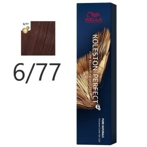 Wella - Crema Permanente Koleston PerfectMe+ 6/77 Café Castanho Intenso 60 ml Wella - Crema Permanente Koleston PerfectMe+ 6/77 Café Castanho Intenso 60 ml
