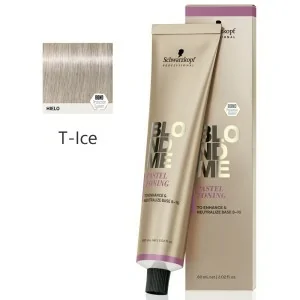 Schwarzkopf - Crema Matizadora Pastel BlondMe T-Ice 60 ml Schwarzkopf - Crema Matizadora Pastel BlondMe T-Ice 60 ml