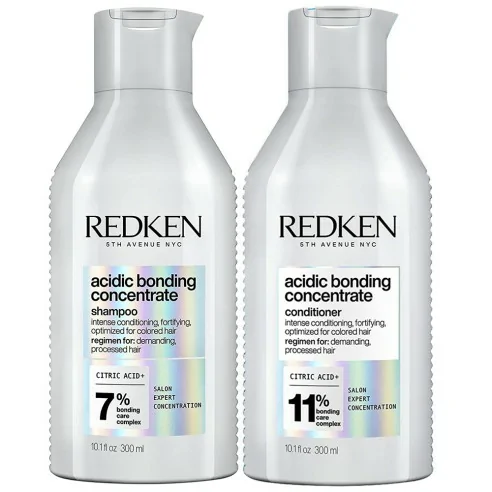 Redken - Pack Acidic Bonding Concentrate Champú 300 ml + Acondicionador 300 ml
