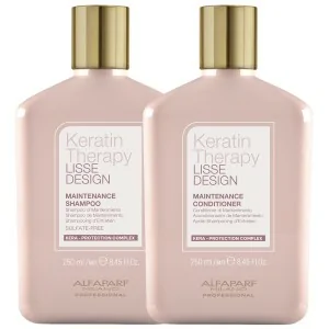 Alfaparf - Keratin Therapy Lisse Design Champú 250 ml + Acondicionador 250 ml Alfaparf - Keratin Therapy Lisse Design Champú 250 ml + Acondicionador 250 ml