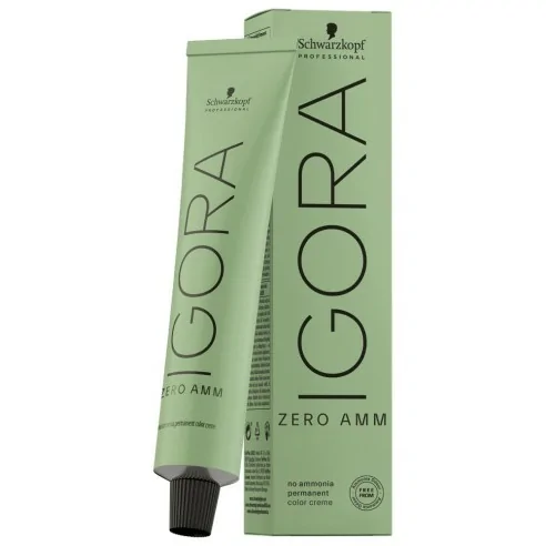 Schwarzkopf - Tinte sin Amoniaco Igora Zero AMM 9-55 Rubio Muy Claro Dorado Intenso 60 ml