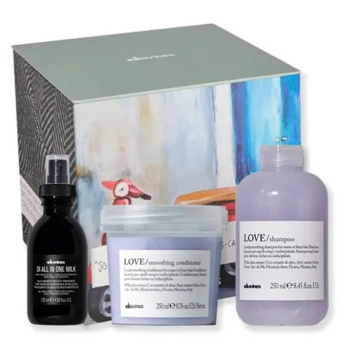 Davines - Pack Anti-Encrespamiento Love Smoothing + OI All-in-One Milk