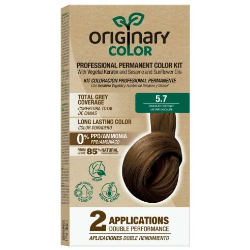 Originary Color - Professional Permanent Color Kit 5-7 Chocolate Chestnut