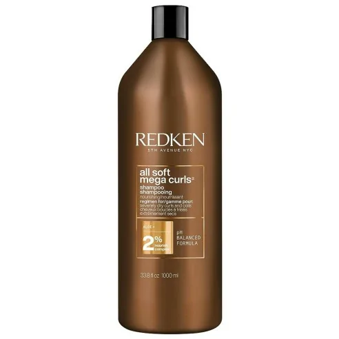 Redken - Champú Hidratante para Rizos y Ondas All Soft Mega Curls 1000 ml