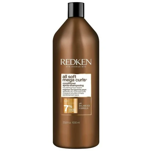 Redken - Acondicionador Hidratante All Soft Mega Curls 1000 ml