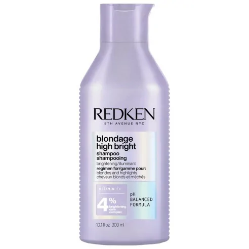 Redken - Champú para Cabellos Rubios Blondage High Bright 300 ml
