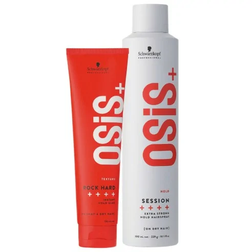 Schwarzkopf - Osis+ Pack Rock Hard 150 ml + Session 300 ml