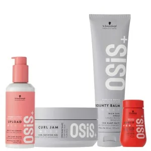 Schwarzkopf - Pack Osis+ Upload 200 ml + Curl Jam 300 ml + Bounty Balm 150 ml + Dust It 10 g Schwarzkopf - Pack Osis+ Upload 200 ml + Curl Jam 300 ml + Bounty Balm 150 ml + Dust It 10 g