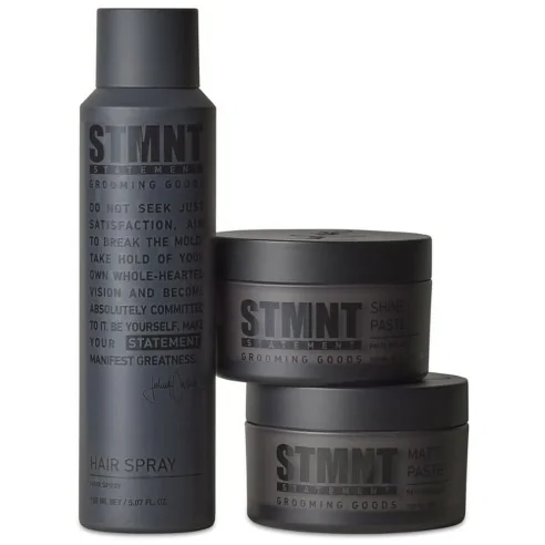STMNT - Pack Julius Cvesar Shine Paste 100 ml + Matte Paste 100 ml + Hair Spray 150 ml