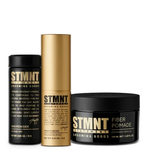 STMNT - Staygold Pack Fiber Pomade 100 ml + Wax Powder 15 g + Spray Powder 4 g