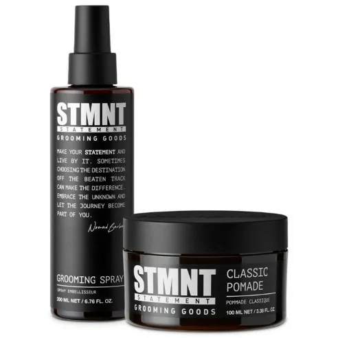 STMNT - Nomad Barber Pack Classic Pomade 100 ml + Grooming Spray 200 ml