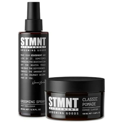 STMNT - Pack Nomad Barber Classic Pomade 100 ml + Grooming Spray 200 ml