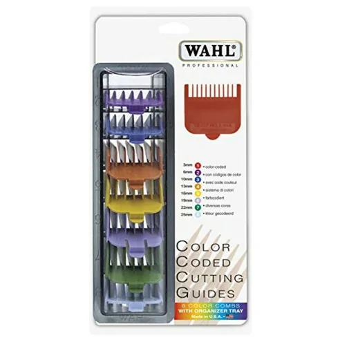 Wahl - Kit de Peines Recortadores de Colores 8 unidades