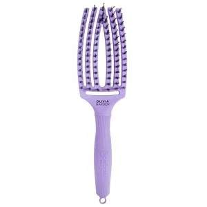 Olivia Garden - Cepillo Fingerbrush Combo Bloom Lavender Medium - 1 Unidad Olivia Garden - Cepillo Fingerbrush Combo Bloom Lavender Medium - 1 Unidad