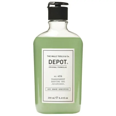 Depot - no. 406 Transparent Shaving Gel 200 ml