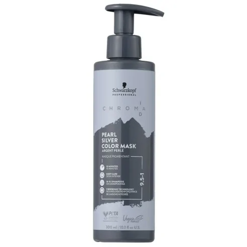 Schwarzkopf - Chroma ID 9,5-1 Pearl Silver Color Mask 300 ml